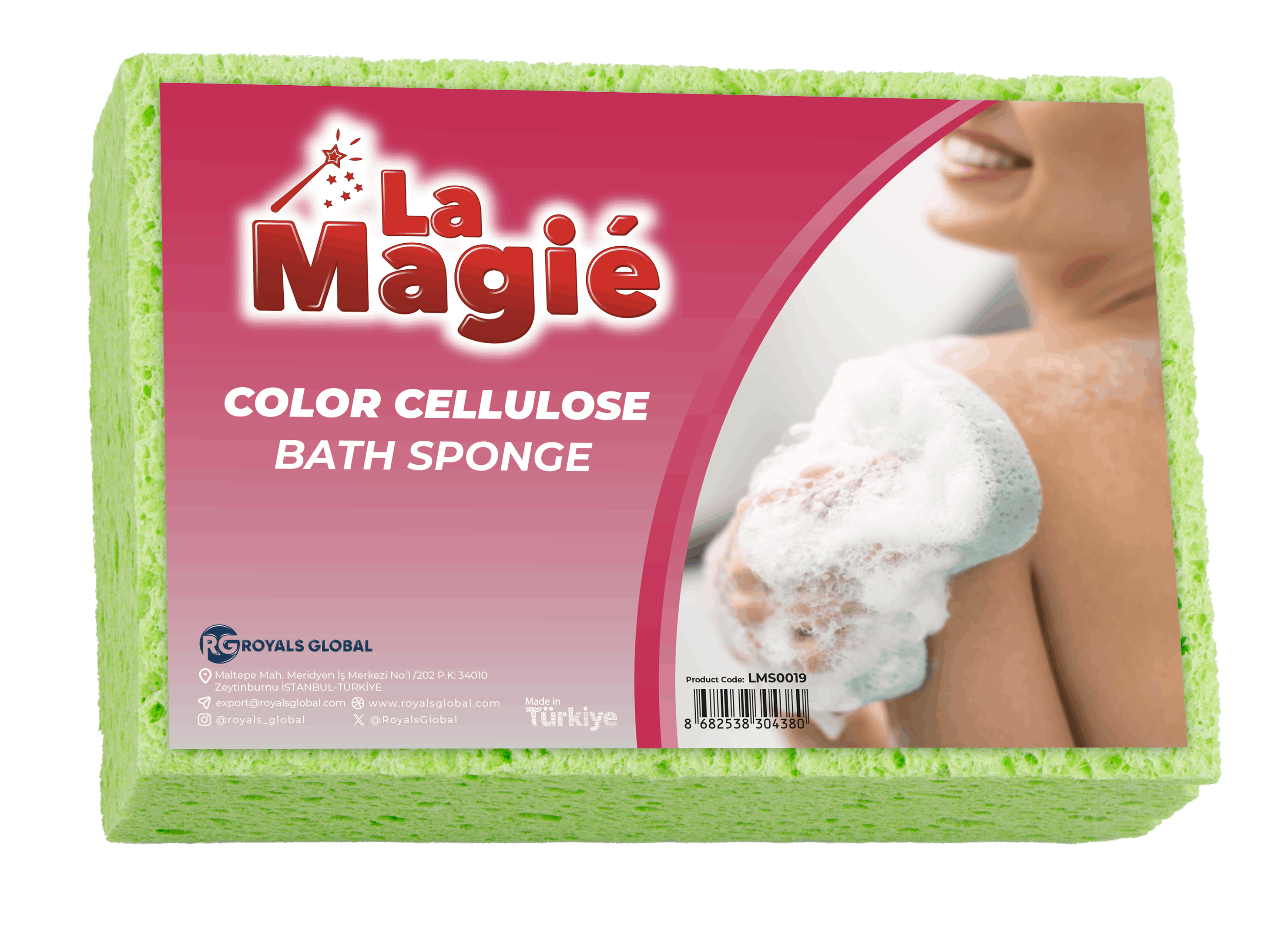 LA MAGIÉ NATURAL CELLULOSE BATH SPONGE
